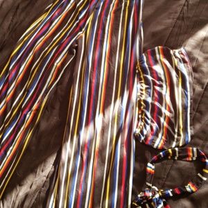 3 Piece Bandeau top Outfit